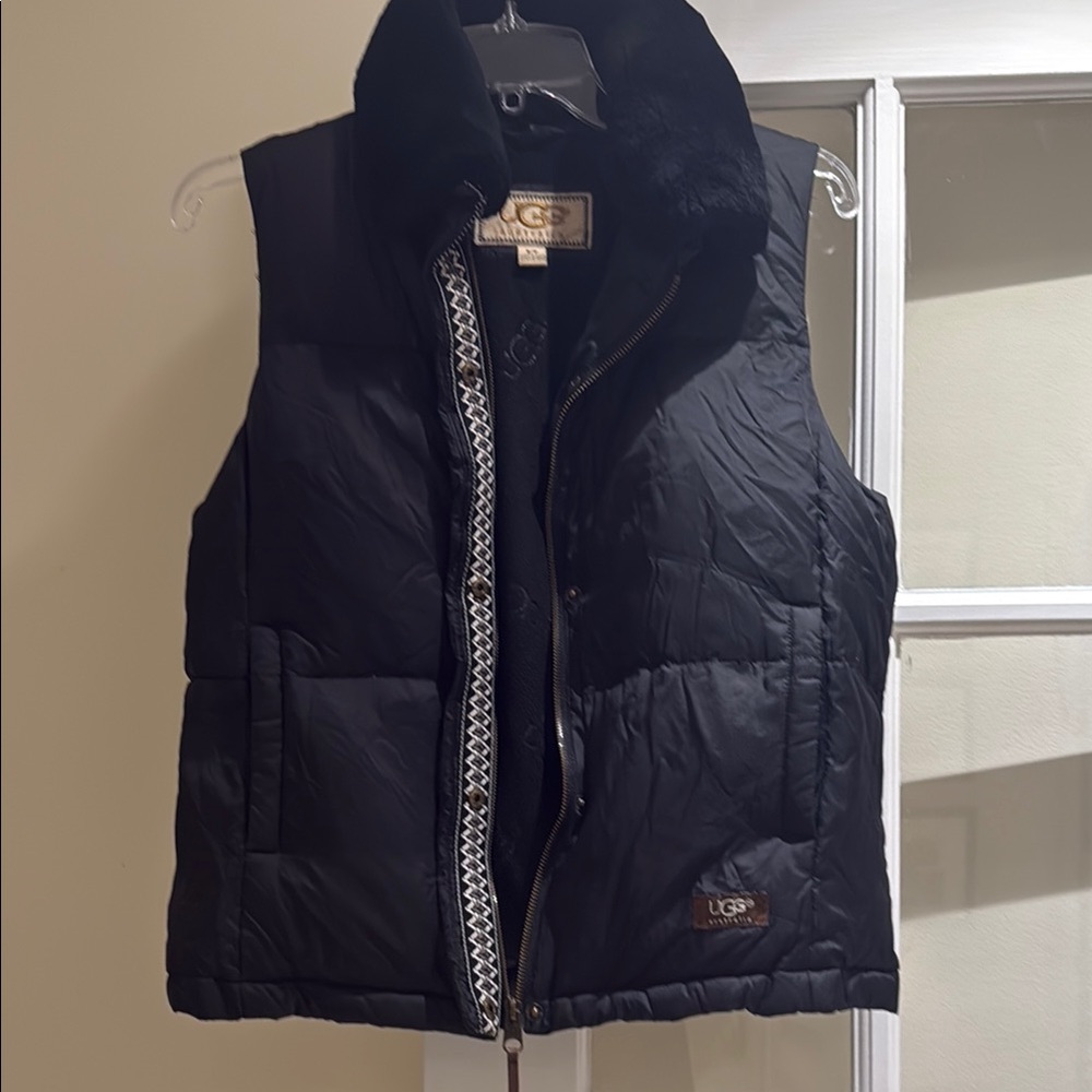 UGG Black Puffer Vest